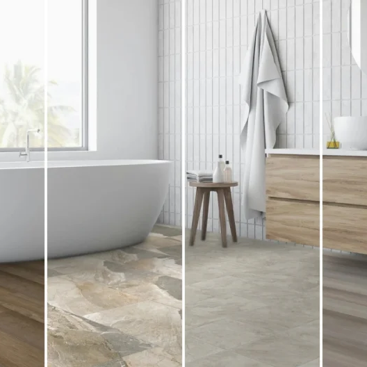 Give your bathroom a new look with our bathroom flooring ideas for 2024