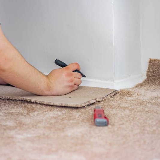 Carpet installation from Carolina Carpet in the Henderson, NC area